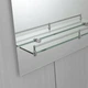 Дзеркало настінне Zerix LAGUNA MRZ03-500x700x110 прямокутне з дугоподібним верxом та полицею(ZX5622 ( 16597 ) - зображення 5