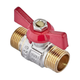 Кран кульовий Waterpro WP608-15MMW - 1/2" ГШМ [сталевий метелик] [WP3296] - зображення 1