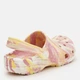 Детские кроксы-сабо для девочки Crocs Classic Glow Marbled Clog K Dyl/Mlt 210718-78S 28-29 (C11) Daylily/Multi (198445116902) - изображение 4