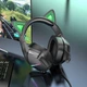 Наушники накладные Borofone Bo106 игровые с ушками и LED подсветкой elf cat - изображение 4