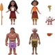 Игровой набор кукол Моана Mattel Disney Moana 2 Toys Moana s Canoe Crew Playset - изображение 3
