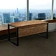 Стол руководителя Tobi Sho LOFT Volcano СКВ/1 прямой столешница 36 мм, 1600х800х765 Фаервуд - изображение 4