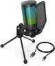 Мікрофон Fifine A6V AMPLIGAME, RGB-підсвічування, стрімінговий, ігровий, Black - зображення 3