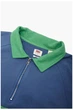 Світшот чоловічий Levi's retro 1/4 zip colour block polo sweatshirt А32960000 S Синьо-зелений (5401043409013) - зображення 4