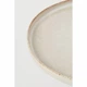 Керамічна тарілка для торта бежева H&M Home - изображение 3