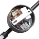Світильник настінний бра LASTIVKA LED WL 585 5+3W 4500K чорний LIGHT SET - зображення 4