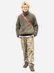 Куртка Шерпа демисезонная мужская Uniqlo 462869398 L Зеленая (1159826878) - изображение 4