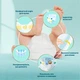 Подгузники Pampers Premium Care Размер 6 13-18 кг 128 шт (8700216423700) - изображение 4