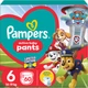 Подгузники-трусики Pampers Pants Щенячий патруль Размер 6 (14-19 кг) 60 шт (8006540863657) - изображение 1