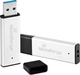 Флеш пам'ять USB MediaRange USB 3.2 Gen 1 High Performance Flash Drive 128GB Black/Silver (MR1902) - зображення 2