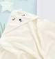 Мягкое детское полотенце-уголок с капюшоном White Bear пляжное / банное полотенце пончо для ребенка, белый (100353104) - изображение 2