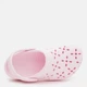 Детские кроксы-сабо для девочки Crocs Classic Floral Cut Out Clog K PkM 210943-6ZW 33-34 (J2) Pink Milk (198445118555) - изображение 5