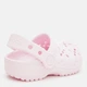Детские кроксы-сабо для девочки Crocs Classic Floral Cut Out Clog T PkM 210944-6ZW 22-23 (C6) Pink Milk (198445118777) - изображение 4