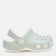 Детские кроксы-сабо для девочки Crocs Classic Iridescent Glitter CgT Whi 210985-100 23-24 (C7) White (198445120459) - изображение 1