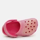 Детские кроксы-сабо для девочки Crocs Classic Iridescent Glitter CgT Dgf 210985-6ZQ 22-23 (C6) Dragon Fruit (198445120589) - изображение 5