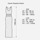 Платье длинное летнее женское ARTKNIT Ажур L-XL Черное (4823093466708) - изображение 9
