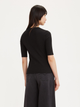 Koszulka damska bawełniana Levi's Luca Slim Tee Rib A3388-0004 L Czarna (5401157130063) - obraz 2