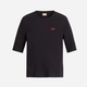 Koszulka damska bawełniana Levi's Luca Slim Tee Rib A3388-0004 L Czarna (5401157130063) - obraz 3