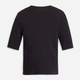 Koszulka damska bawełniana Levi's Luca Slim Tee Rib A3388-0004 L Czarna (5401157130063) - obraz 4