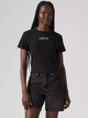 Футболка бавовняна жіноча Levi's Gr Essential Sporty Tee Ess Sport Serif A8798-0044 S Чорна (5401157862186) - зображення 1