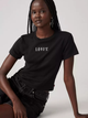 Футболка бавовняна жіноча Levi's Gr Essential Sporty Tee Ess Sport Serif A8798-0044 S Чорна (5401157862186) - зображення 3