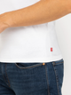 Набір футболок бавовняних довгих чоловічих 2 шт Levi's 2Pk Crewneck Graphic 2 Pack Sw 79681-0000 XL Білий/Чорний (5400816572169) - зображення 6