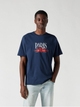 Koszulka męska bawełniana Levi's Red Tab Vintage Tee Vintage Tee 02 A0637-0129 L Granatowa (5401157520000) - obraz 1