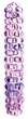 Двусторонний фаллоимитатор Glas Purple Rose Nubby Glass Dildo (15205000000000000) - изображение 9