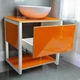Пластиковая подвесная тумба loft Sunset 60x60x45 см Orange - изображение 8