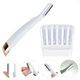 Портативный женский мини триммер для лица Flawless Dermaplane GLO с подсветкой и сменными лезвиями - изображение 2