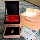 Подарунковий набір троянд із мила Best Wishes 9 штук, у скриньці з кулоном ланцюжком Серце Неart Love - зображення 2
