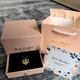 Подарочный набор роз из мыла Best Wishes 9 штук, в Розовой шкатулке с подвеской и цепочкой Сердце Нeart Love - изображение 6