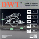 Акумуляторна циркулярна пила DWT AHKP-20-165 DN - зображення 12