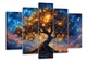 Модульная картина MAKO "Космическое дерево" 80x125 см MK50529 - изображение 2