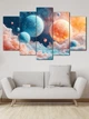 Модульная картина MAKO "Галактические мечты" 80x125 см MK50546 - изображение 4