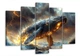 Модульна картина MAKO "Величний кит" 80x125 см MK50543 - зображення 3