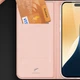 Чехол-книжка Dux Ducis с карманом для визиток для Apple iPhone 16 (6.1") Rose Gold - изображение 4