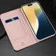 Чехол-книжка Dux Ducis с карманом для визиток для Apple iPhone 16 (6.1") Rose Gold - изображение 6