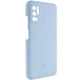 Чехол Epik Silicone Cover Full Camera (AAA) для Xiaomi Redmi Note 10 5G / Poco M3 Pro Голубой / Lilac Blue - изображение 2
