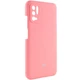 Чохол Silicone Cover Full Camera (AAA) на Xiaomi Redmi Note 10 5G / Poco M3 Pro Рожевий / Light pink - зображення 2