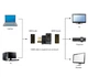 Адаптер Cablexpert HDMI - HDMI (M/F), угол 90 градусов, черный (A-HDMI90-FML) пакет - изображение 2