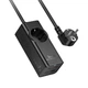 Мережевий подовжувач HOCO NS9 Wisdom 1-position PD67W 3xType-C 1xUSB 1 розетка 2м Black (6942007638494) - зображення 1