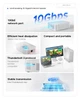 Мережевий адаптер 10GbE RJ45 10G Ethernet Thunderbolt 3/4 USB4 Алюмінієвий корпус з вентилятором устройство подключается по принципу Plug-and-play на macOS Win Intel certification - зображення 8