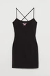 Платье H&M 46 черный 603967662 - изображение 1