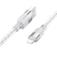 Кабель для зарядки телефона Lightning Apple iPhone HOCO X99 Crystal Junction |1м, 2.4A| Серый - изображение 1