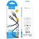 Кабель Hoco X109 Energy silicone charging data cable iP(L-1M) Чорний - изображение 2