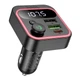 Автомобильный FM-трансмиттер модулятор с быстрой зарядкой HOCO E85 |2USB, 1Type-C PD20W+QC3.0| Черный - изображение 1