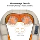 Роликовый массажер для спины, шеи и поясницы Massager of neck kneading - изображение 5
