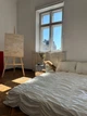 Комплект постільної білизни DreamCraftedBedding «Плин» молочний півтораспальний 150x215 Сатин - зображення 3