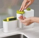 Органайзер для кухонной раковины Sink Tidy Sey, дозатор жидкого мыла, подставка для кухни под мочалки - изображение 2